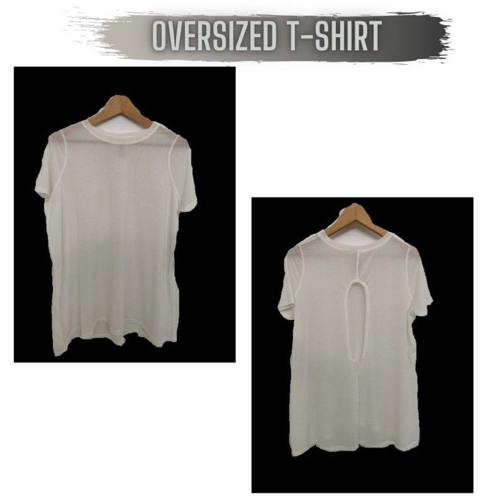 Over sized athletic top